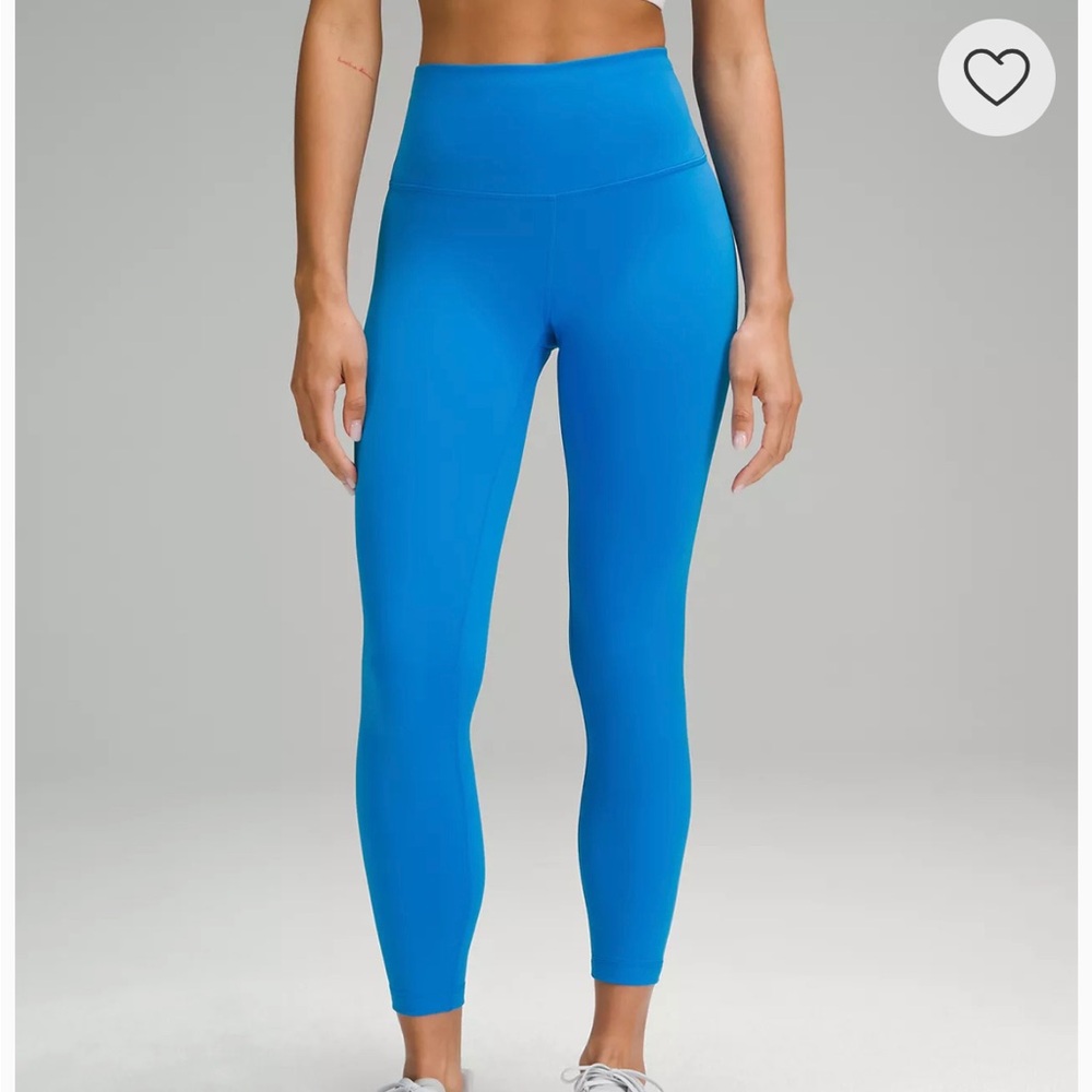 Lululemon Align 25” leggings with pockets, size 2, brand new, pool side blue